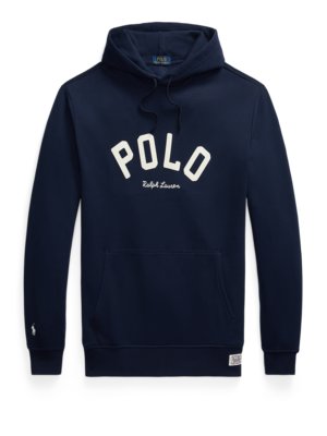 Hoodie mit aufgenähtem Polo-Schriftzug