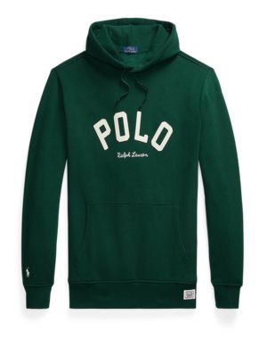 Sweat à capuche avec inscription Polo cousue