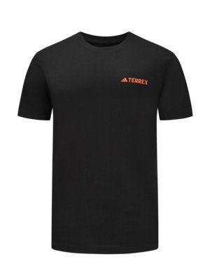 Terrex T-Shirt in Jersey-Qualität mit Print auf Rückenseite