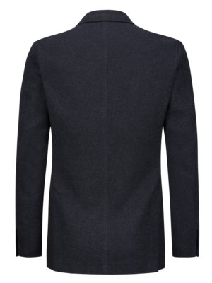 Partially lined blazer in a wool blend with cashmere content