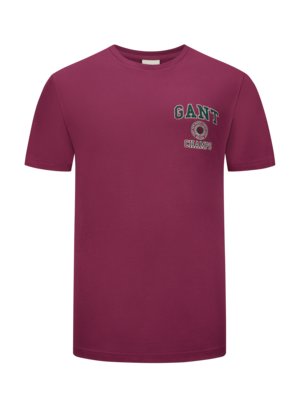 T-shirt with logo print in a vintage look