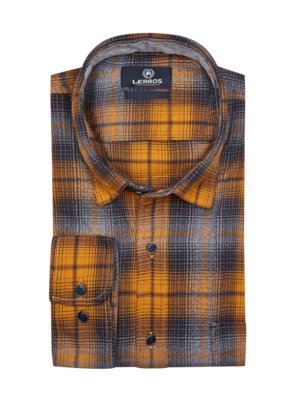 Chemise en flanelle à motif à carreaux