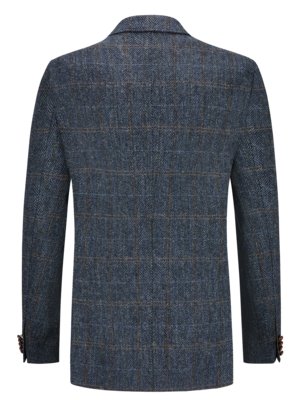 Marynarka z Harris Tweed, z podszewką i wzorem w kratę