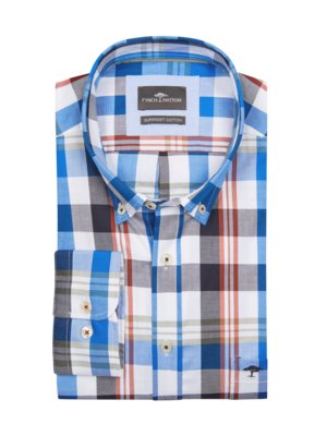 Shirt-in-supersoft-cotton-with-check-pattern