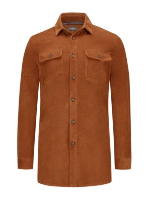 Overshirt in Cord-Qualität, extralang