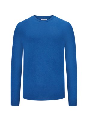 Cashmere sweater with round neck