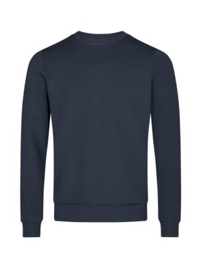 Smooth sweatshirt in jersey fabric