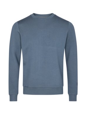 Glattes Sweatshirt in Jersey-Qualität, Extralang