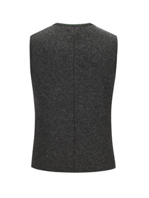 Gilet manches longues traditionnel Luggi en qualité laine vierge