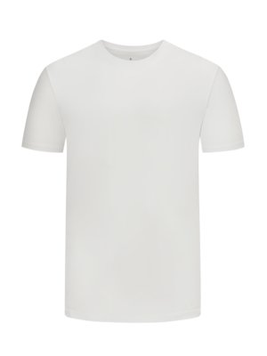 T-shirts with round neck, double pack