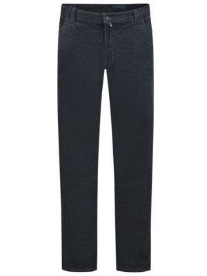 Pantalon 5 poches en velours côtelé avec stretch, Modern Fit