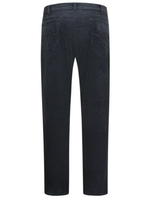 Pantalon 5 poches en velours côtelé avec stretch, Modern Fit