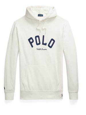 Hoodie mit aufgenähtem Polo-Schriftzug