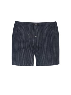 Boxer shorts with stretch content and fine pattern