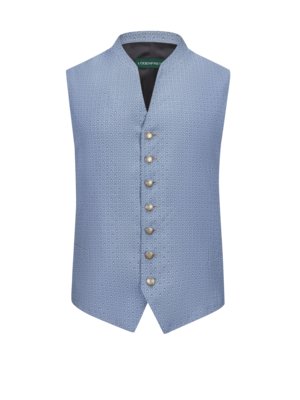 Traditional waistcoat Inzing with jacquard pattern