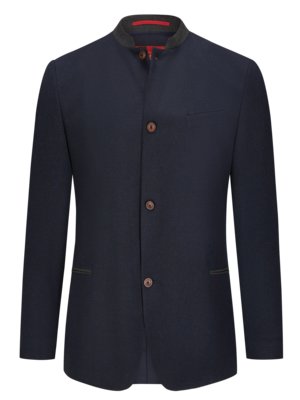 Jacket Ewald with contrasting piping, Modern Fit