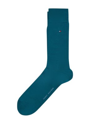 Socks with stretch and embroidered logo