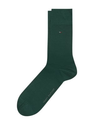 Socks with stretch and embroidered logo