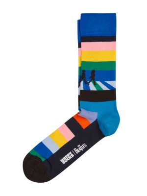 Socks with colour block design from the “The Beatles” collection