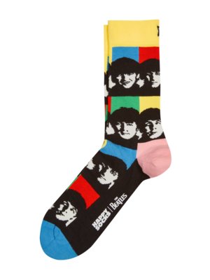 Socks with Beatles motif from the “The Beatles” collection