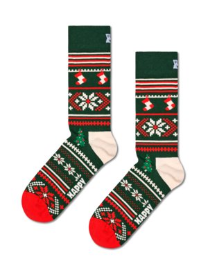 Socken mit Weihnachtsmotiven