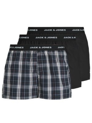 Lot de 3 boxers avec marque sur la taille