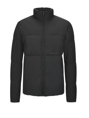 Padded quilted jacket with integrated hood