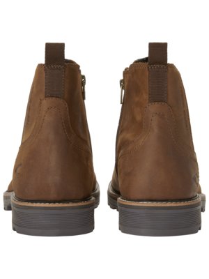 Chelsea boots en cuir à semelle profilée