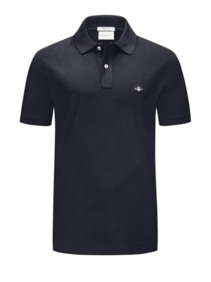 Poloshirt in Piqué-Qualität mit Logo-Stickerei, Regular Fit