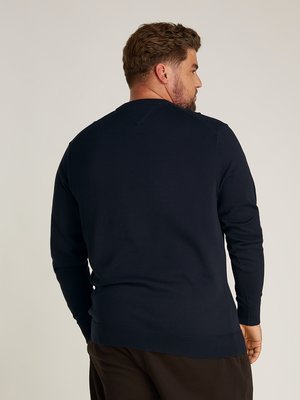 Pull en coton avec logo brodé