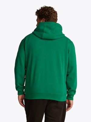 Hoodie mit Label-Print auf der Vorderseite