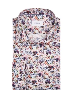 Chemise en sergé Signature avec imprimé all-over floral, classic fit