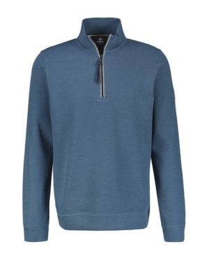 Plain troyer sweatshirt in a cotton blend