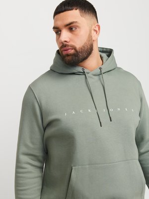 Hoodie met rubberen logoprint