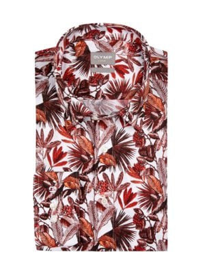 Chemise Luxor stretch avec imprimé feuilles, Comfort Fit