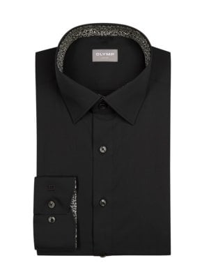 Chemise Luxor, Modern Fit, avec stretch et bordure décorative