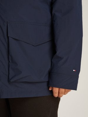 Leichtes Fieldjacket mit Logo-Stickerei