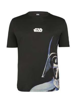 T-Shirt mit Darth Vader Print auf der Vorderseite