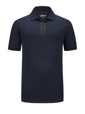 Poloshirt mit Reißverschluss