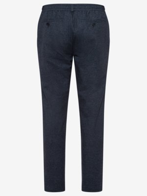 Phil thermal jersey trousers with a fine pattern and stretch fabric