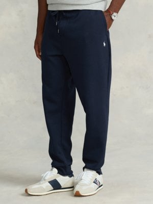 Pantalon de jogging en sweat avec broderie cavalier de polo