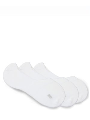 3-pack of trainer socks with non-slip nubs und stretch