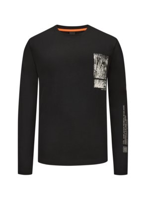 Longsleeve aus Baumwolle mit Frontprint