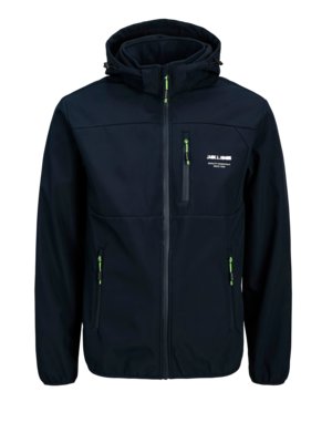 Softshell jas met capuchon