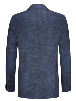 Veste blazer partiellement doublée avec coudières, Modern Fit