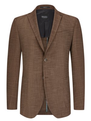 Veste blazer partiellement doublée avec coudières, Modern Fit