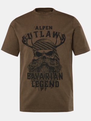 Jersey-T-Shirt mit Bavarian Legend-Trachtenmotiv