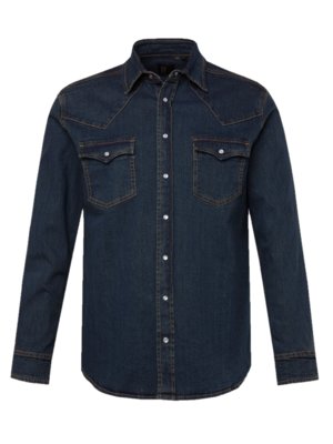 Chemise denim au look vintage