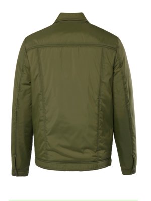 Blouson in overshirt-look met doorgestikt patroon