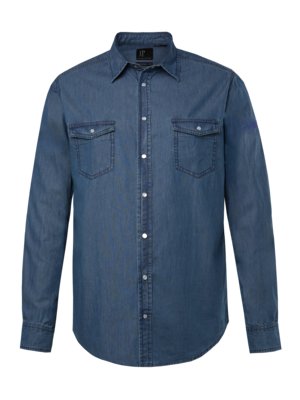 Shirt in lightweight denim fabric, Modern Fit